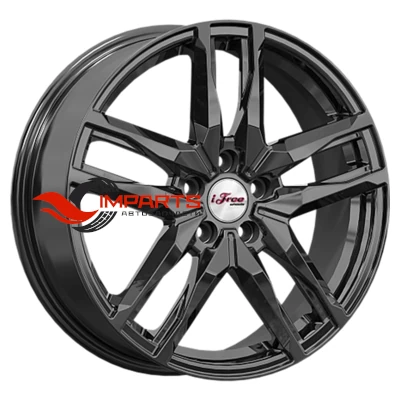 Колесный диск iFree 6,5x18/5x114,3 ET40 D66,1 Бомбей (КС1075) BK