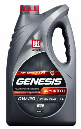 Масло моторное LUKOIL GENESIS ARMORTECH GC 0W-20 масло моторное синтетическое, 4л