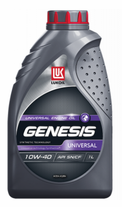 Масло моторное LUKOIL GENESIS UNIVERSAL 10W-40 масло моторное на основе синтетической технологии, 1л