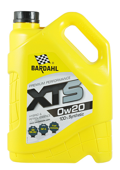 Масло моторное BARDAHL XTS 0W20 синтетическое, 5л