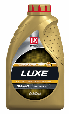 Масло моторное LUKOIL LUXE SEMI-SYNTHETIC 5W-40, API SL/CF, 1л