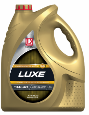 Масло моторное LUKOIL LUXE SEMI-SYNTHETIC 5W-40, API SL/CF, 5л
