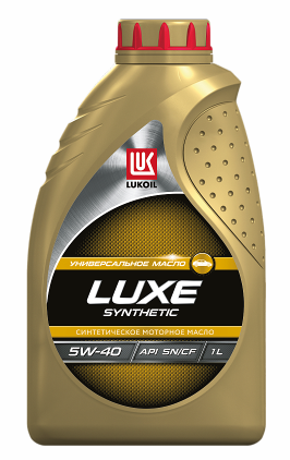 Масло моторное LUKOIL LUXE SYNTHETIC 5W-40, API SN/CF, 1л