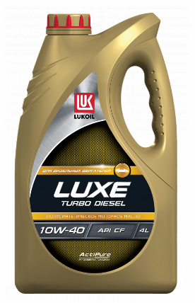 Масло моторное LUKOIL LUXE TURBO DIESEL 10W-40, CF, 4л