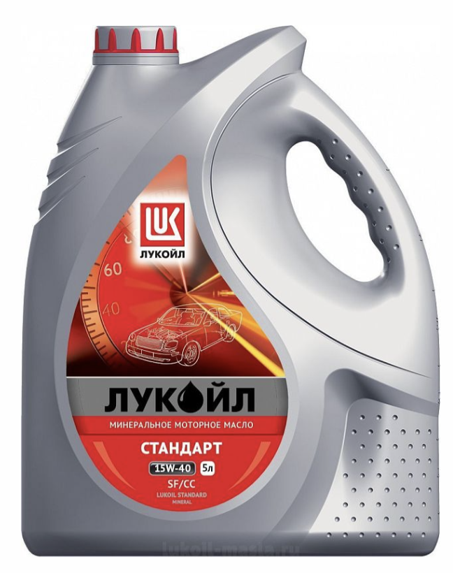 Масло моторное LUKOIL STANDARD 15W-40, SF/CC, 5л