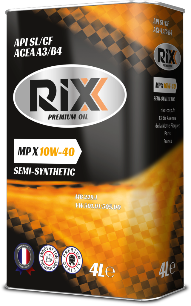 Масло моторное RIXX MP X SAE 10W-40 API SL/CF, 4л