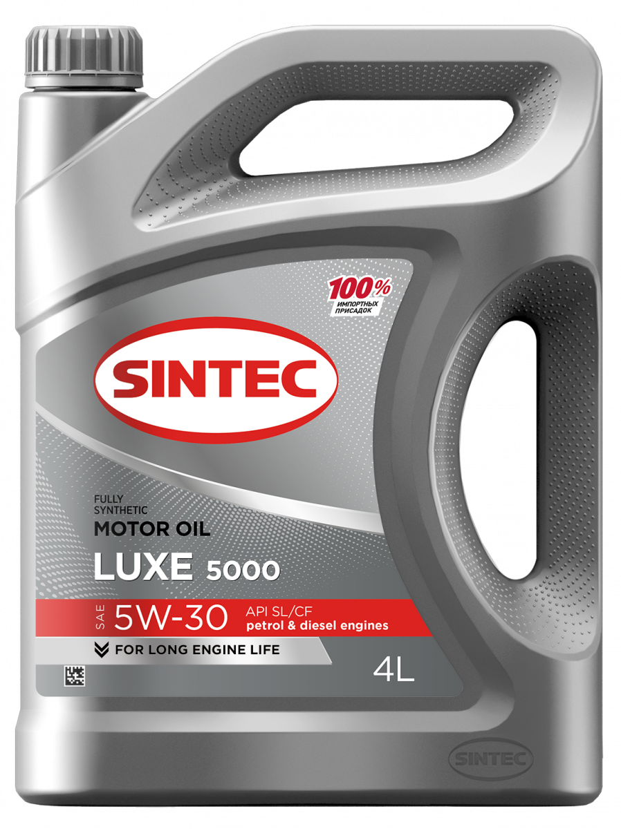 Масло моторное SINTEC LUXE 5000 5W-30 SL/CF, 4л