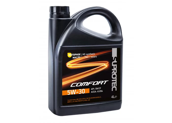 Моторное масло HC-Синтетическое Suprotec Comfort 5W-30, 4л