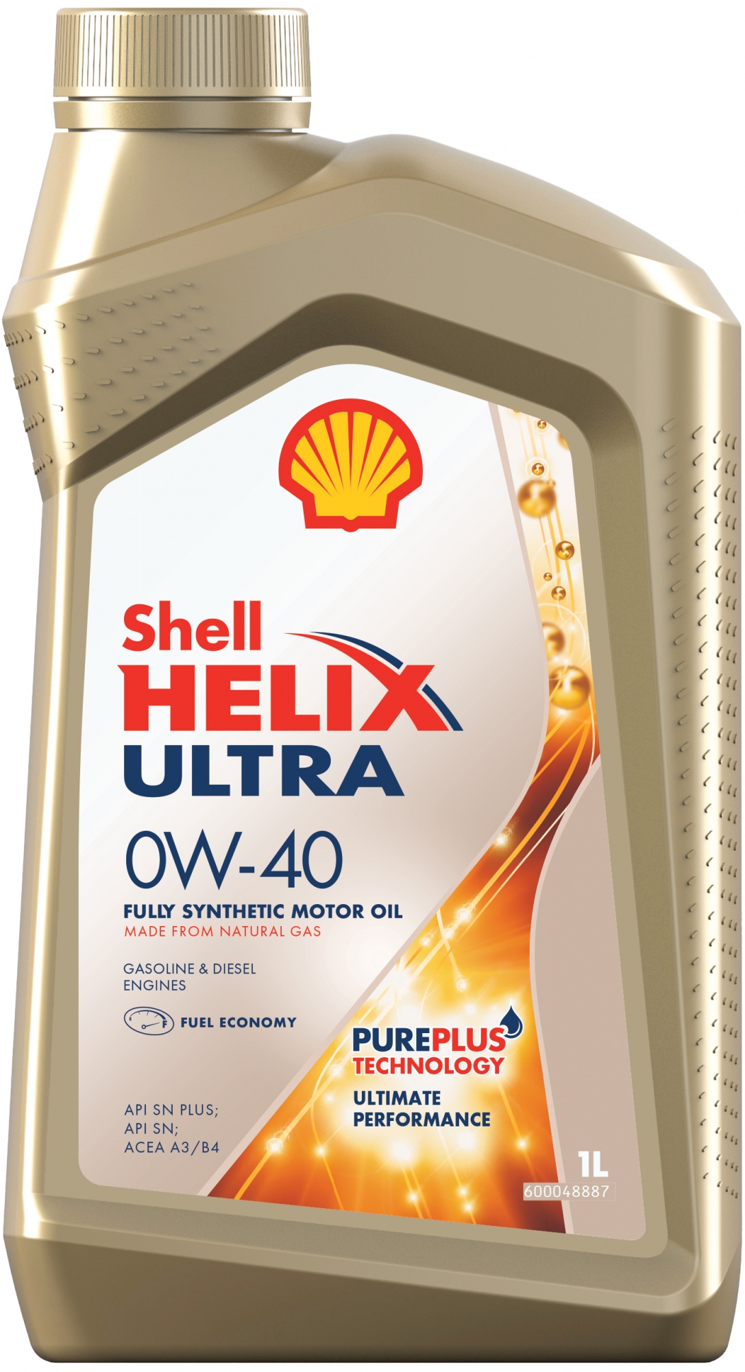 Моторное масло Shell Helix Ultra 0W-40 синтетическое, 1л