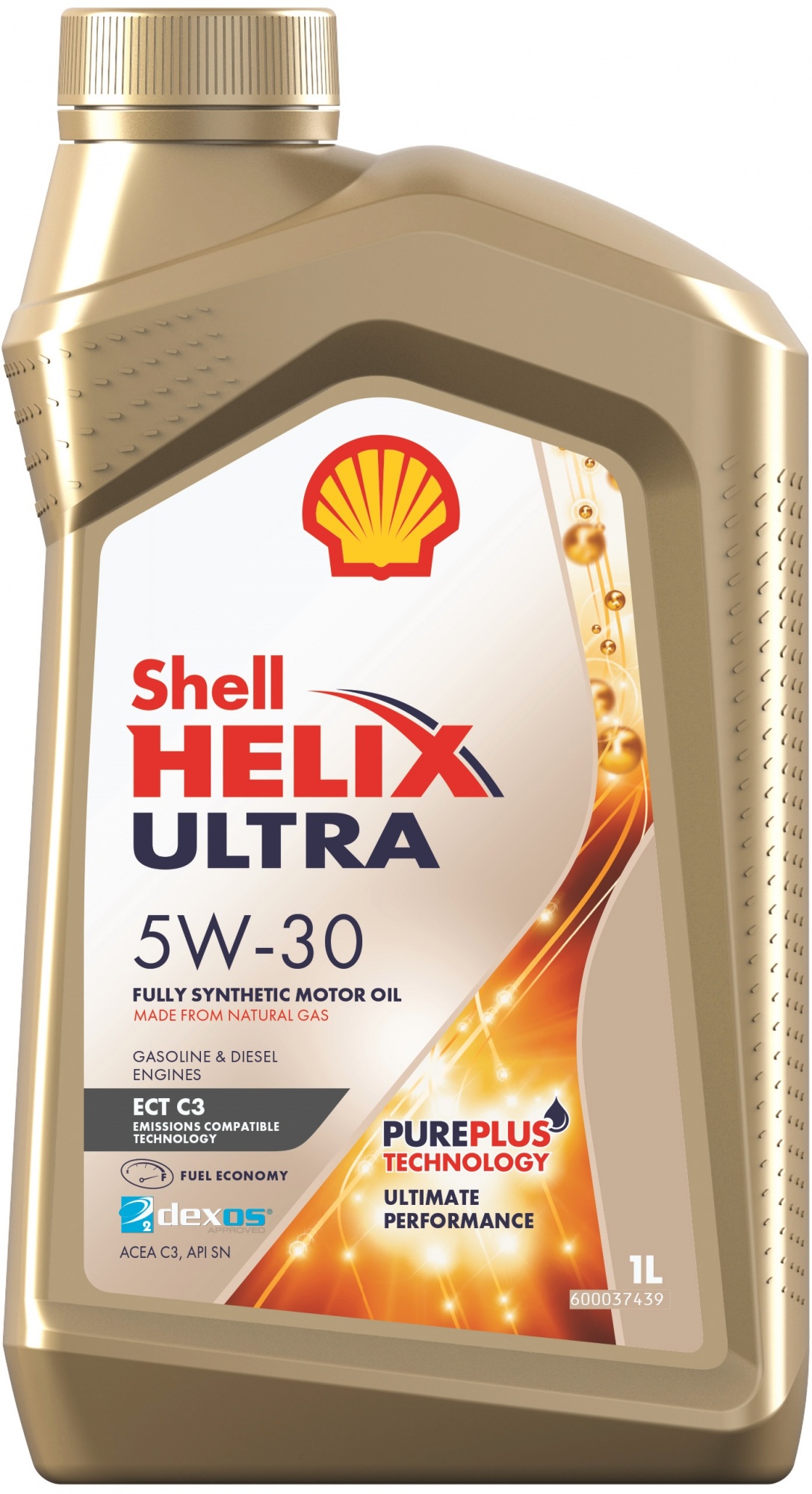 Моторное масло Shell Helix Ultra ECT C3 5W-30 синтетическое, 1л