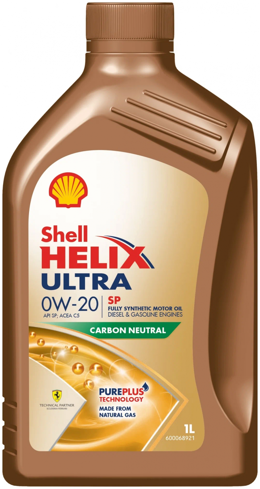 Моторное масло Shell Helix Ultra SP 0W-20 синтетическое, 1л