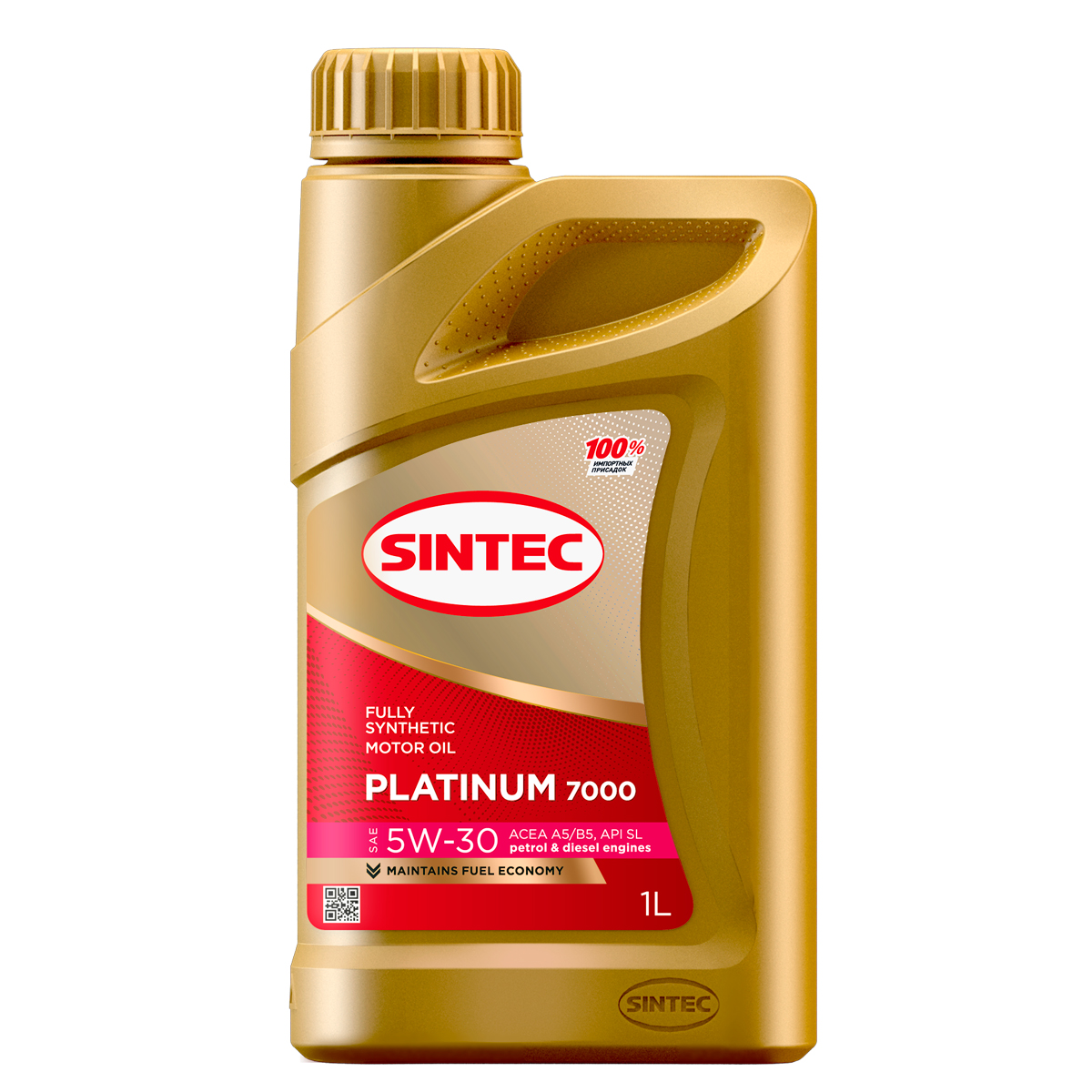 Моторное масло SINTEC PLATINUM 7000 5W-30 API SL ACEA A5/B5, 1л