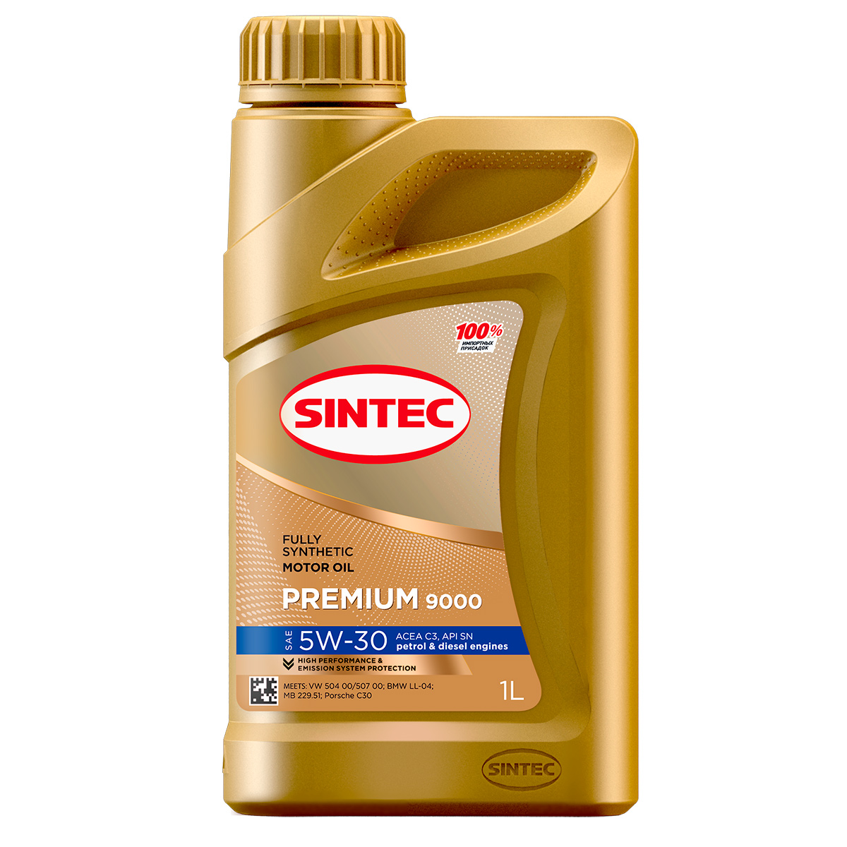 Моторное масло SINTEC PREMIUM 9000 5W-30 ACEA C3, 1л
