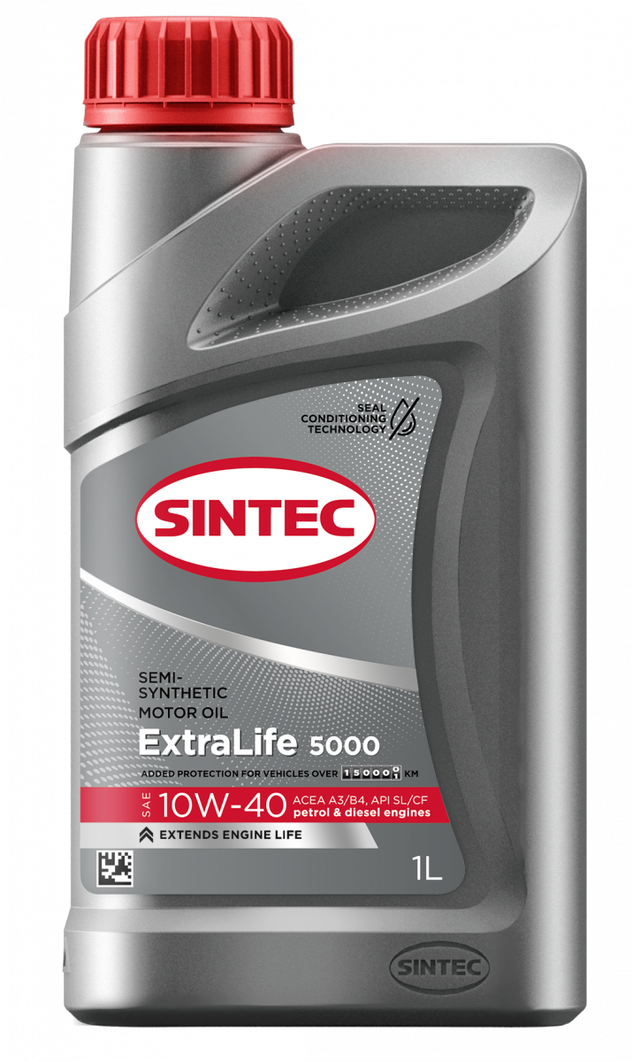 Моторное масло SINTEC XTRALIFE 5000 SAE 10W-40 API SL/CF ACEA A3/B4, 1л