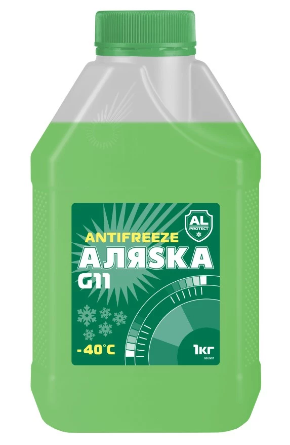 Антифриз Аляска G11 -40°С зеленый