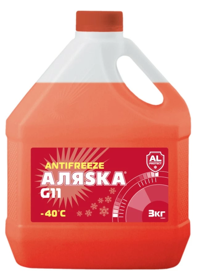Антифриз Аляска G11 -40°С красный (арт. 5538)