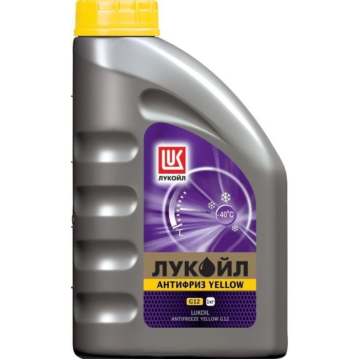 Антифриз Lukoil G12 -40°С желтый 1 кг
