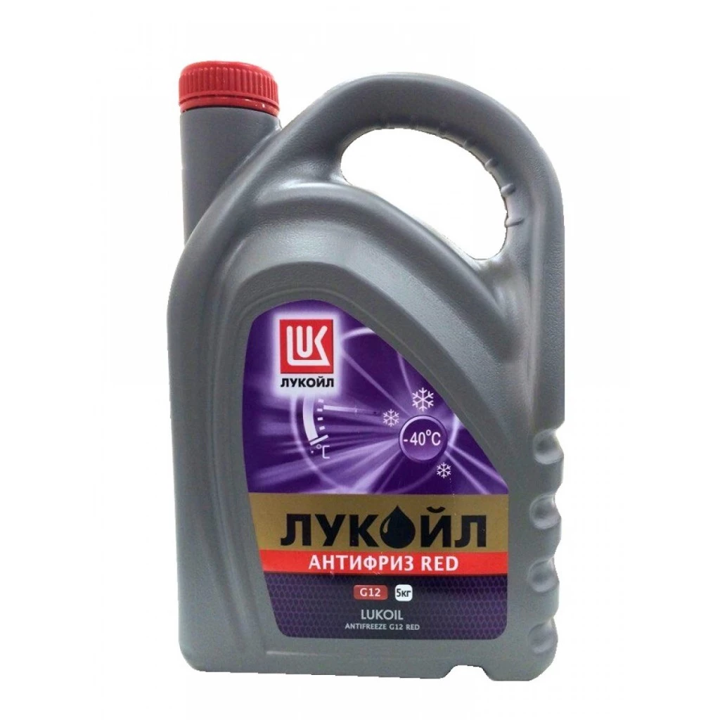 Антифриз Lukoil G12 -40°С красный 5 кг