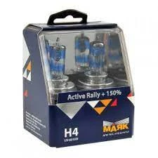 Лампа галогенная Маяк Active Rally H4 12V 55W, 72420AR+150, 2 шт