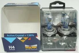 Лампа галогенная Маяк Active Crystal H4 24V 75|70W, 74430AC+130, 2 шт