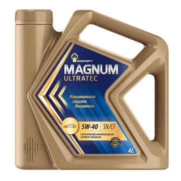 Моторное масло Роснефть Magnum Ultratec 5W-40 синтетическое 4 л