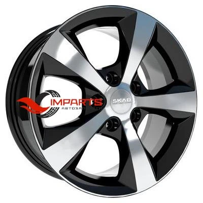 Колесный диск СКАД 7x16/5x114,3 ET45 D60,1 Кельн (КЛ258) Алмаз (АРС 014 black)