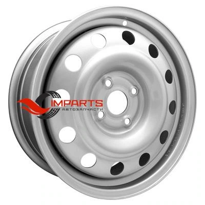 Колесный диск ТЗСК 6x15/4x100 ET48 D54,1 Hyundai Solaris, Kia Rio серебро