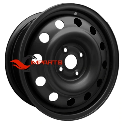 Колесный диск ТЗСК 6x15/4x100 ET48 D54,1 Hyundai Solaris, Kia Rio черный