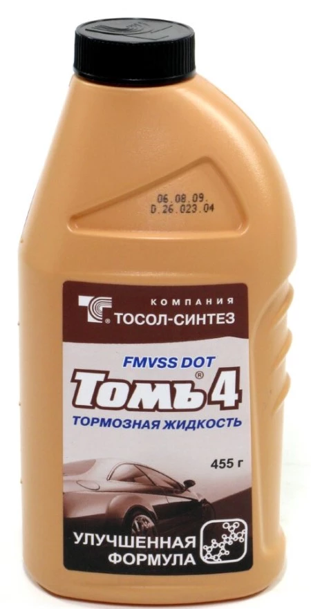 Тормозная жидкость Тосол-синтез Томь 4 DOT-4 455 г